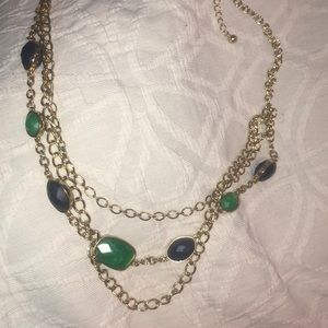 gold beaded necklace